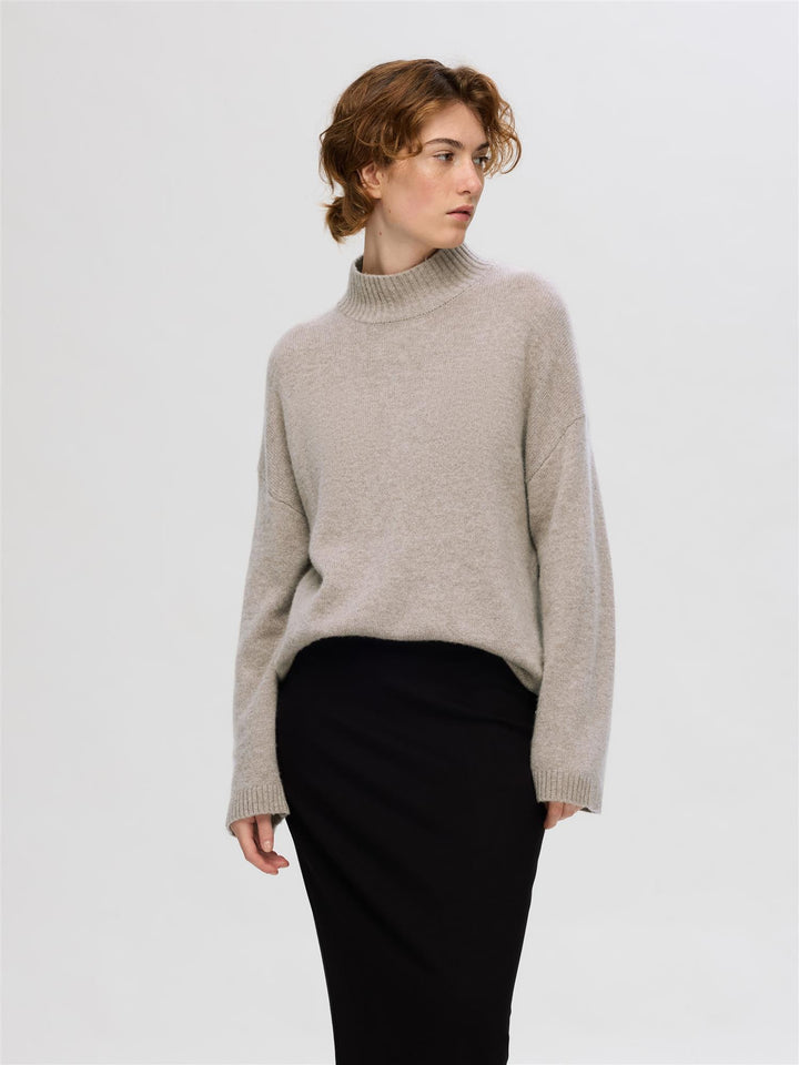 Slfcille Knit High Neck