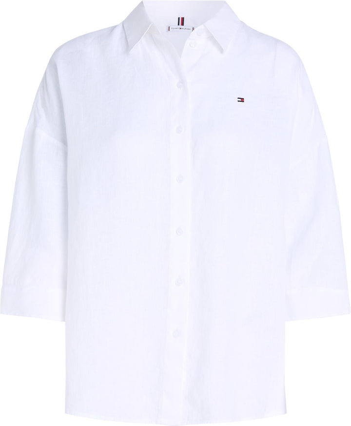 Linen Loose 3/4 Bluse