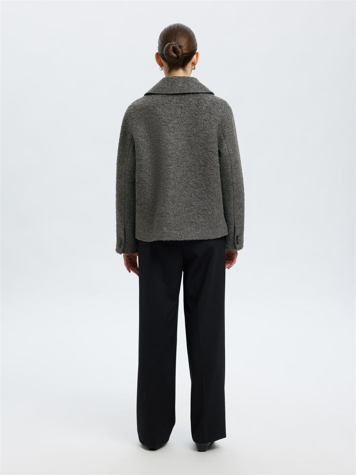 Slfalma Boucle Wool Blend Jakke