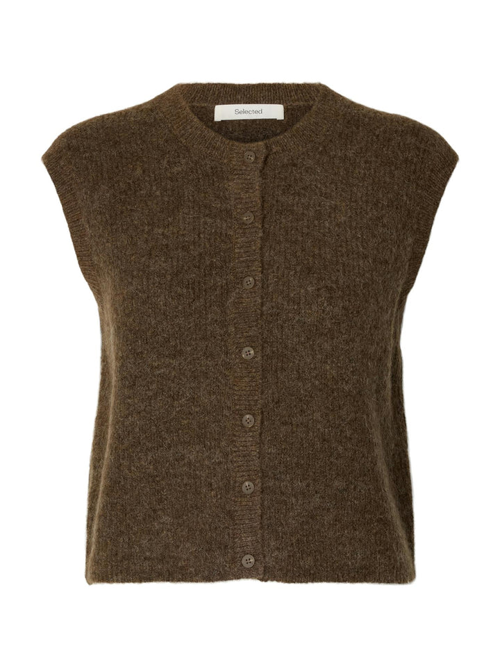 Slwlulu Button O-Neck Vest