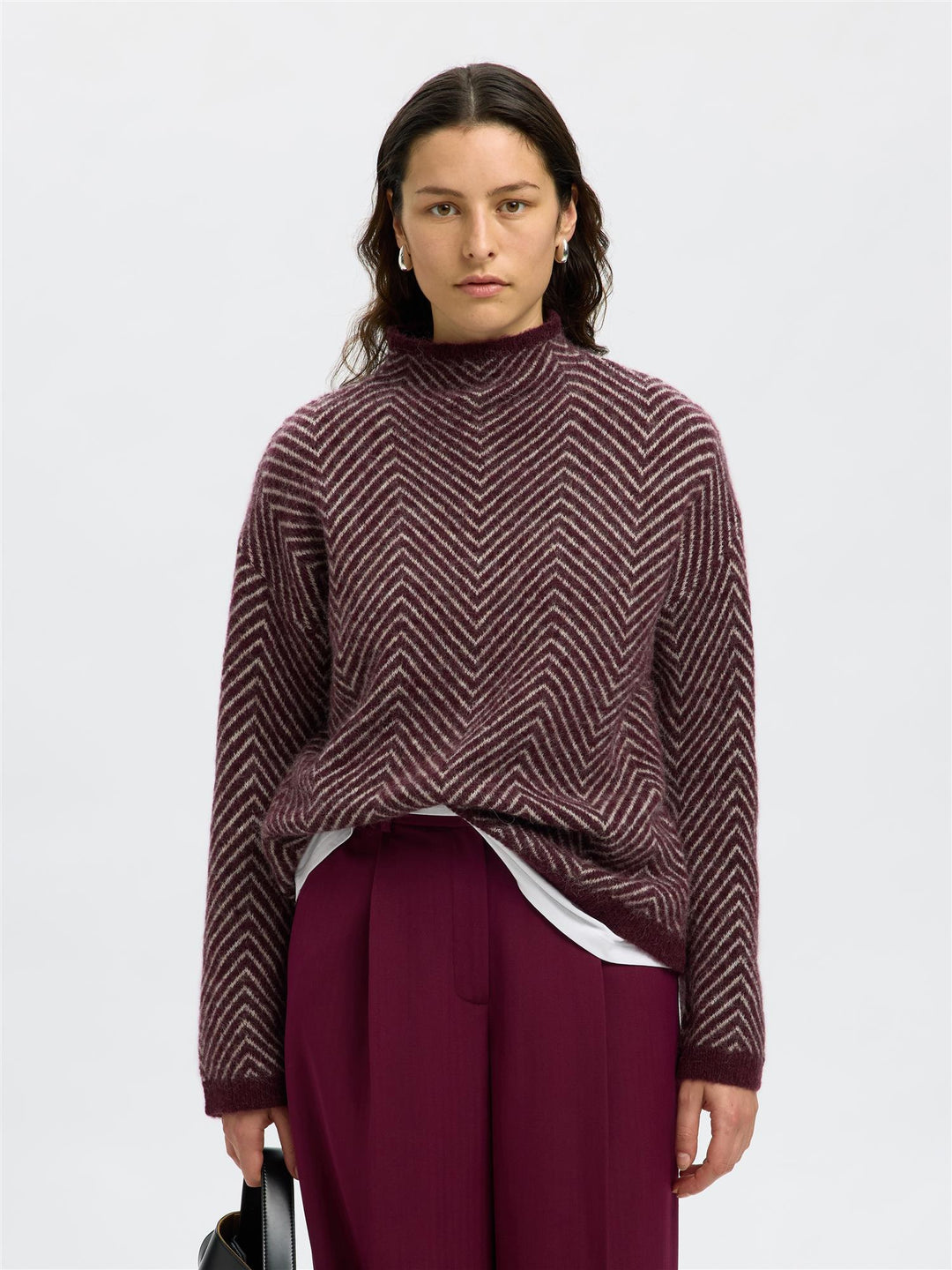 Slflulu Herringbone Genser