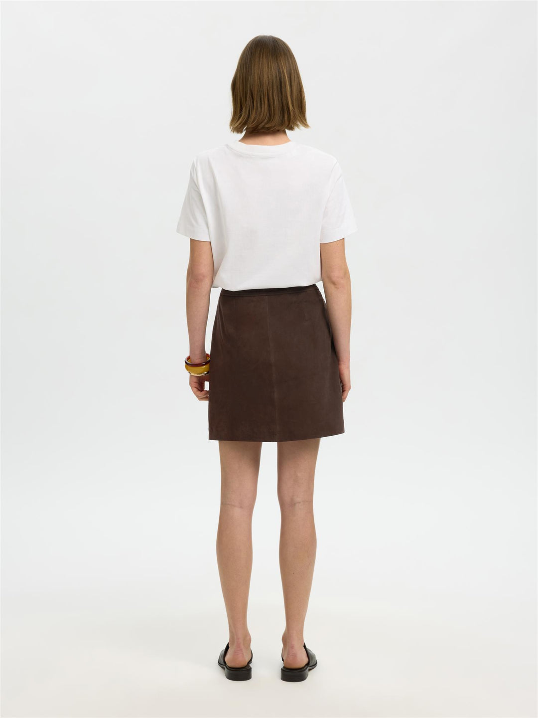 Slwkaya Suede Skjørt