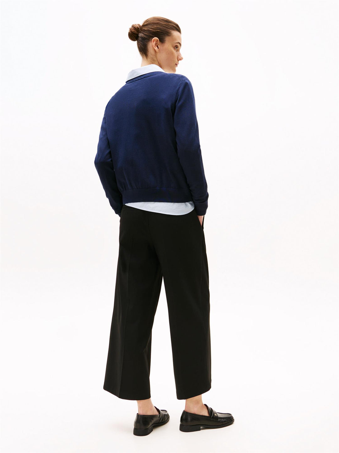 Jersey Fine C-Neck Cardigan