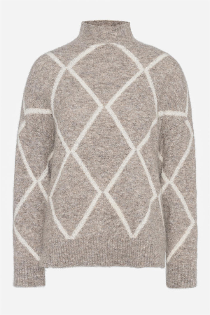Elly Check Sweater