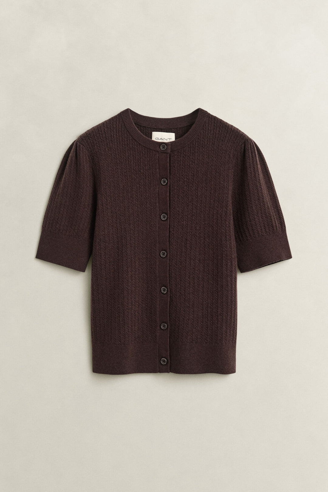 Mini Cable C-Neck Cardigan