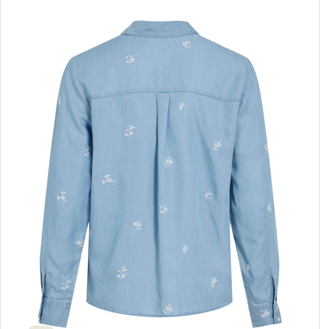 Vitea Emb Denim Shirt