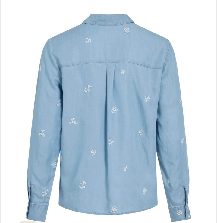 Vitea Emb Denim Shirt