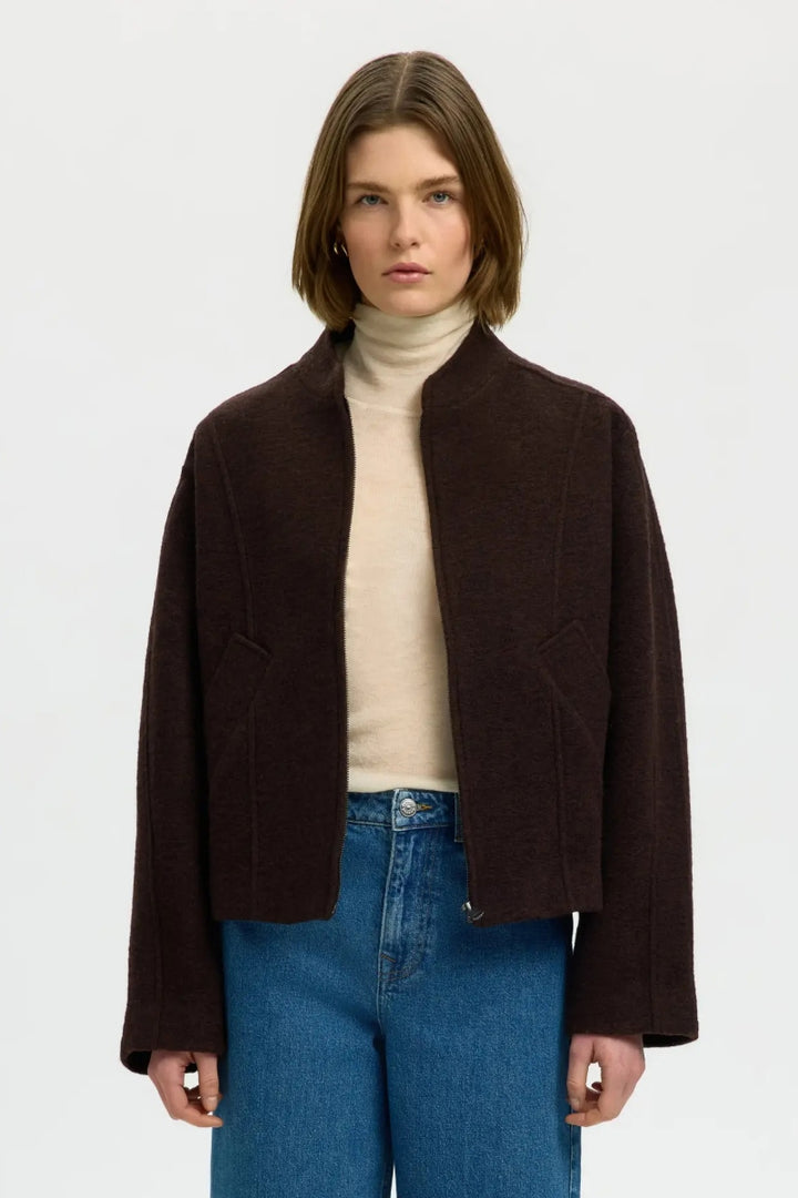 Slwjacqueline Wool Blend Jacket