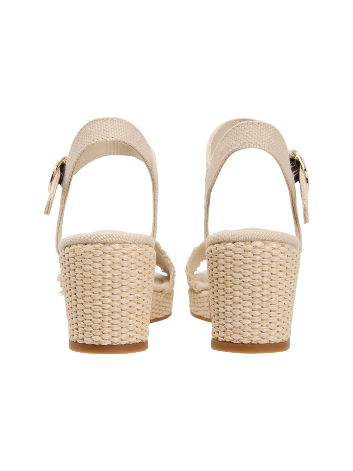 Mid Women Wegde Espad Fringe Sandaler
