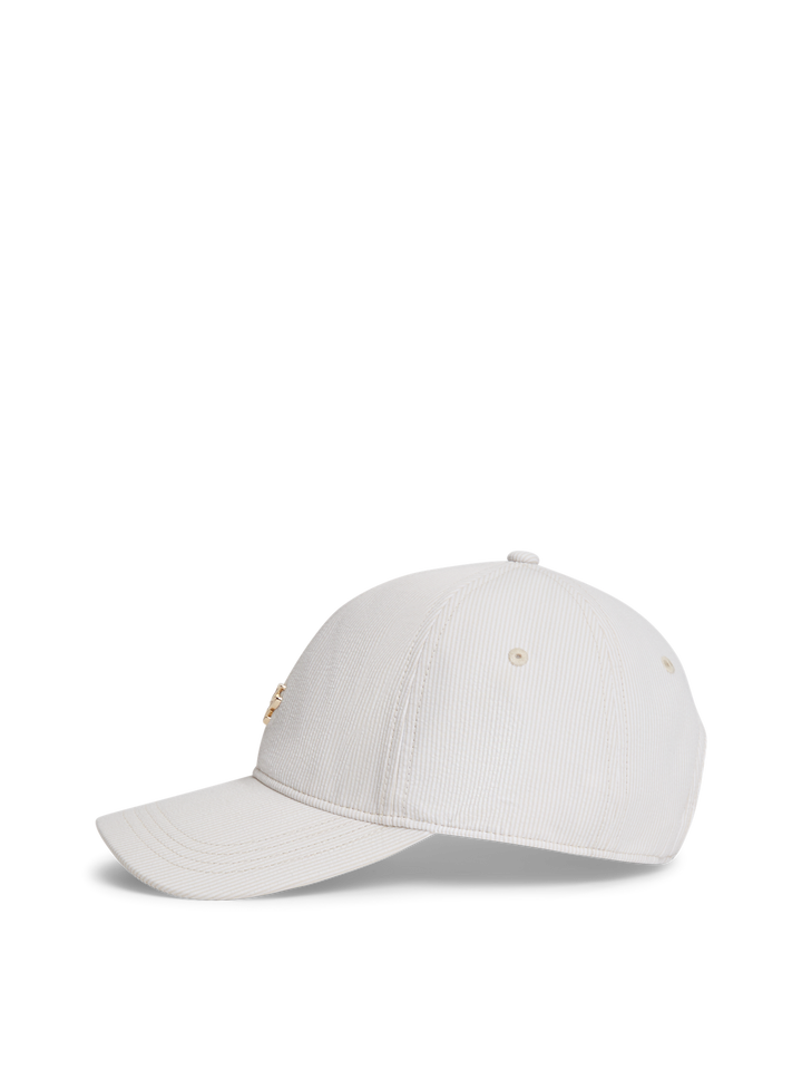 Th Script Striped Cap