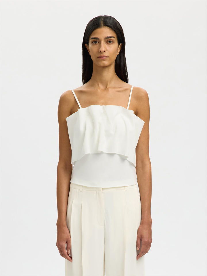 Slfvinelle Pleated Bandeau Topp