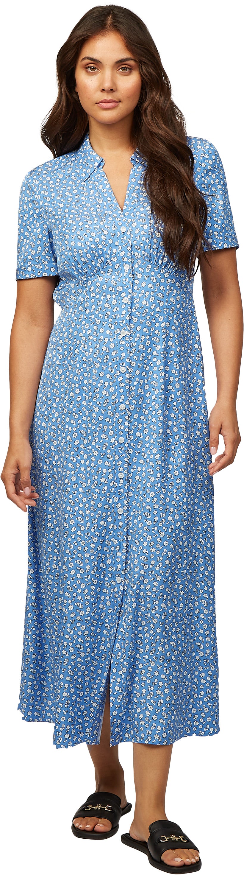 Fluid Viscose Kjole