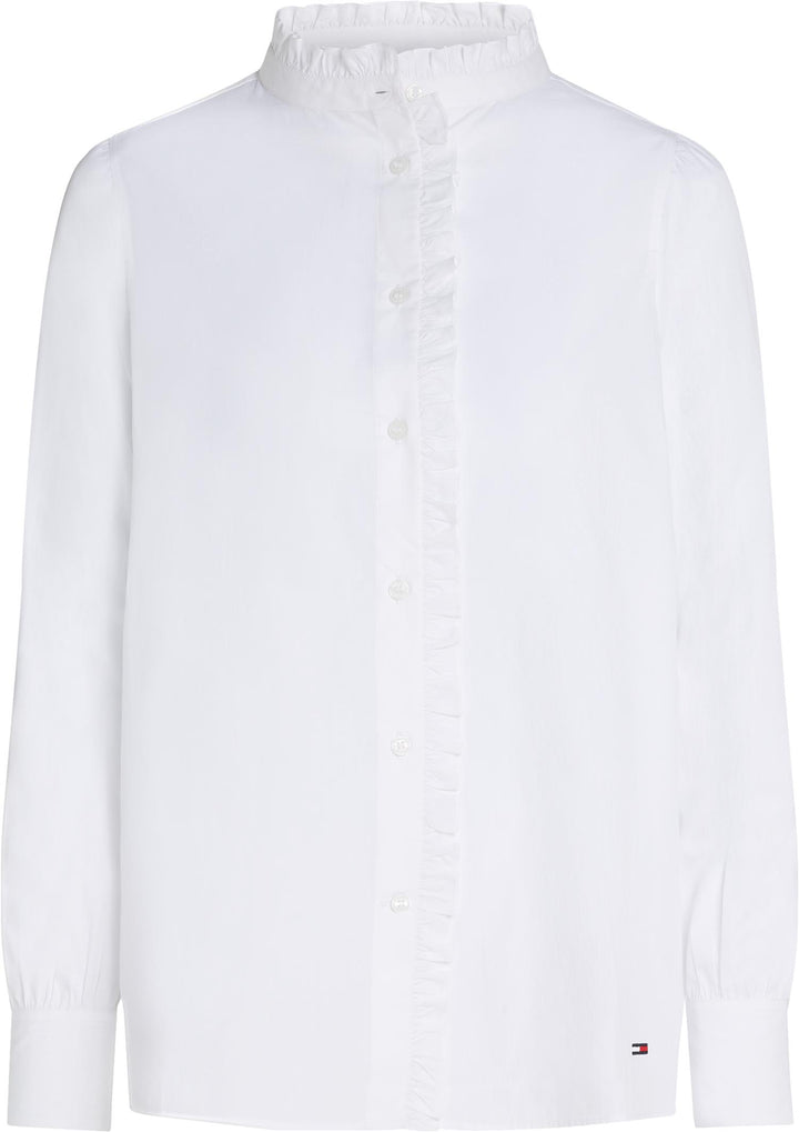 Cotton Frill Relaxed Shirt