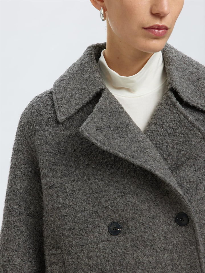 Slfalma Boucle Wool Blend Jakke