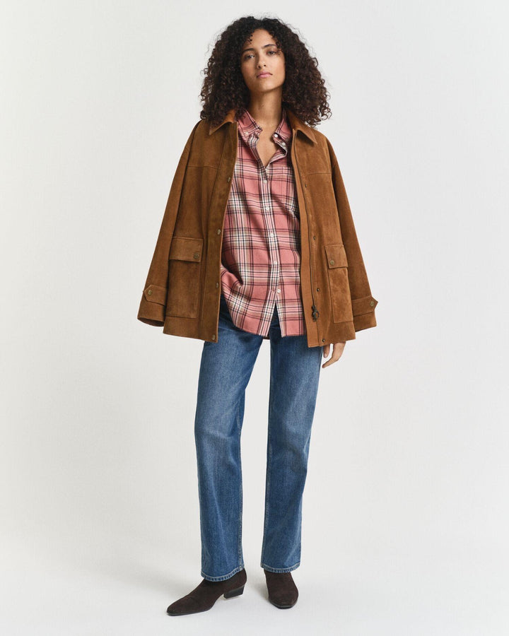 Checked Flannel Bluse