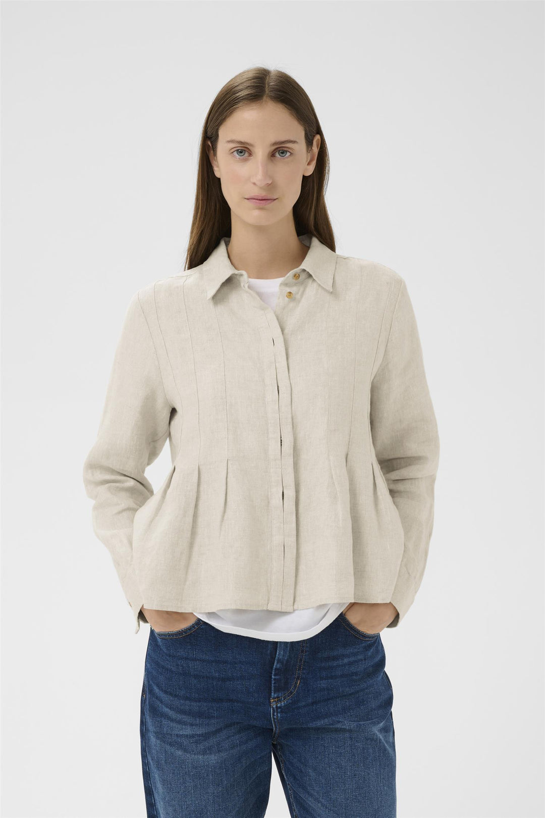 Dilana Pleated Bluse
