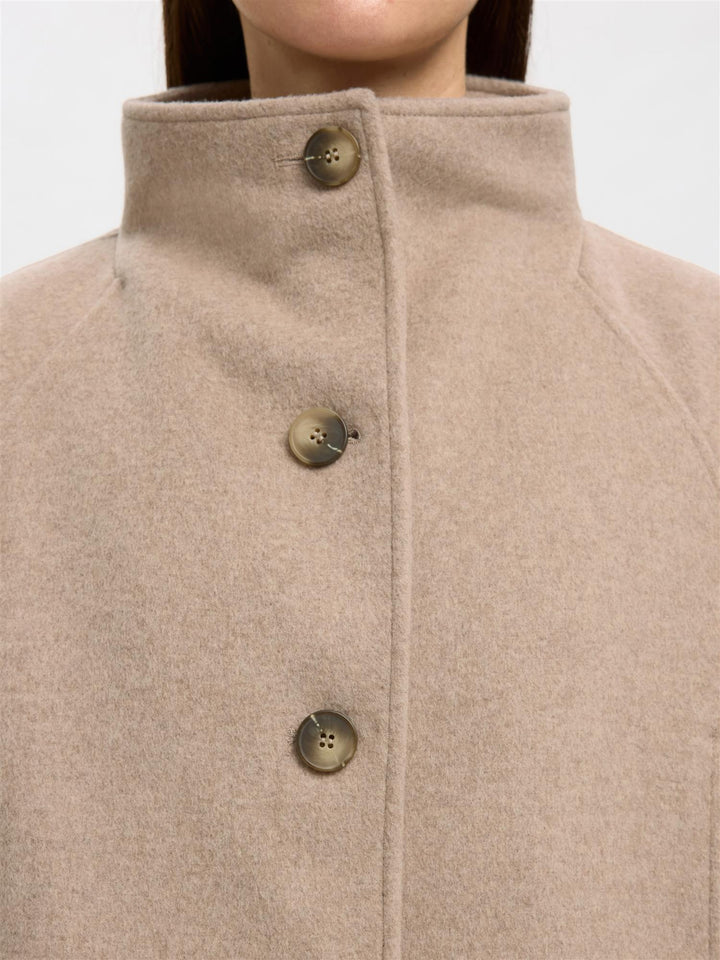 Slfvinni Wool Blend Kåpe