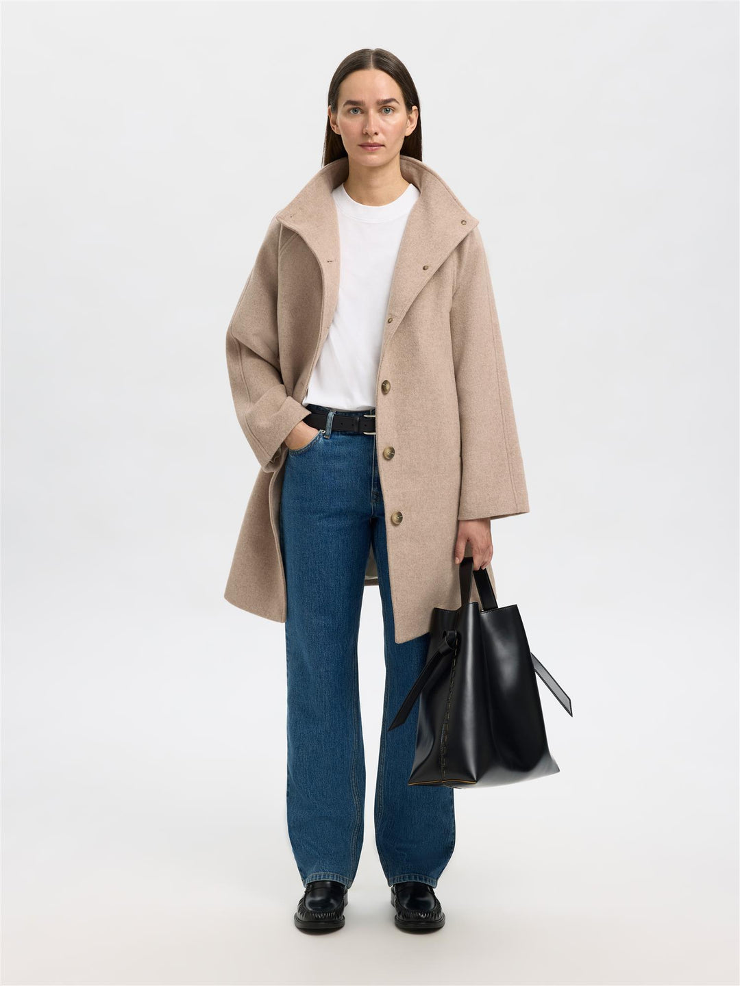 Slfvinni Wool Blend Kåpe