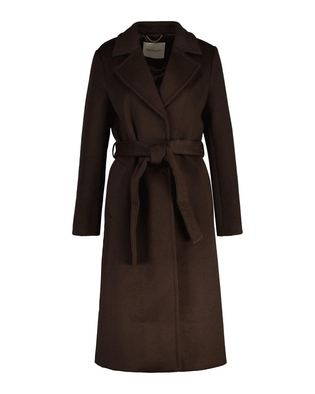 Belted Wool Blend Coat
