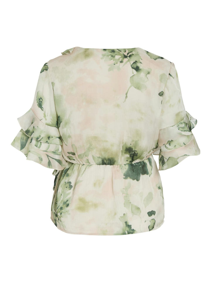 Vimolina  2/4 Wrap Bluse