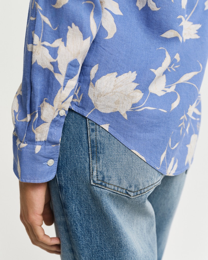 Floral Print Bluse
