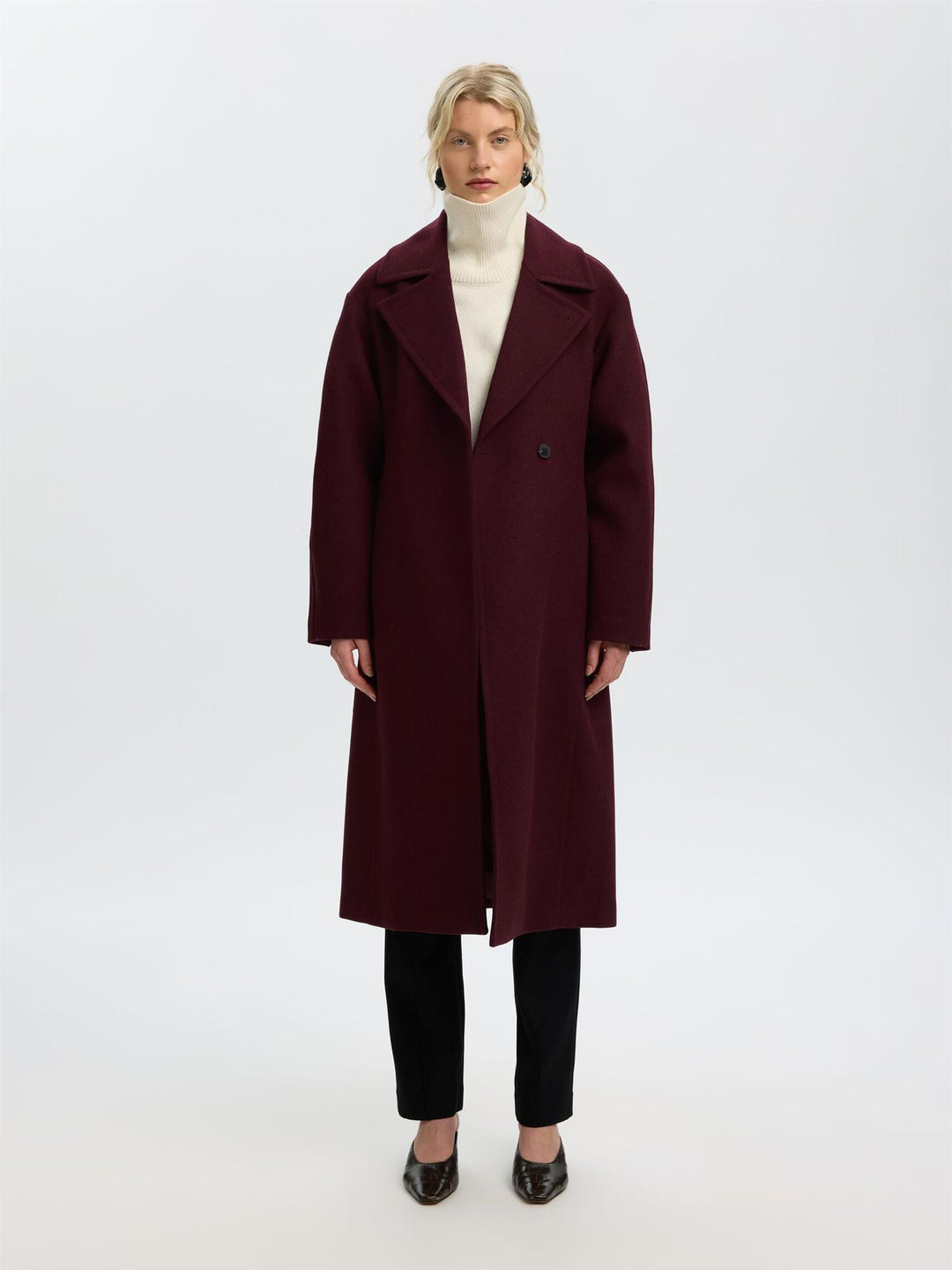 Slwvalerie Wool Blend Coat