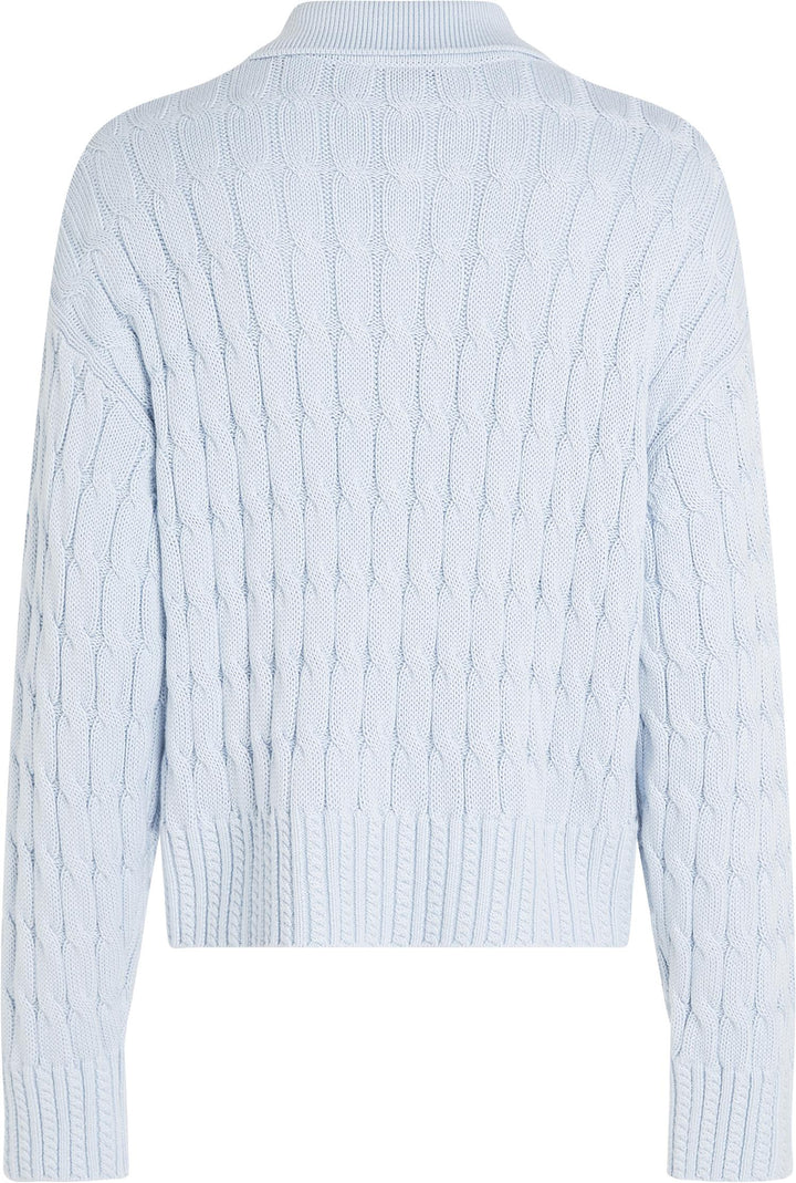 Soft Cable Boxy Cardigan