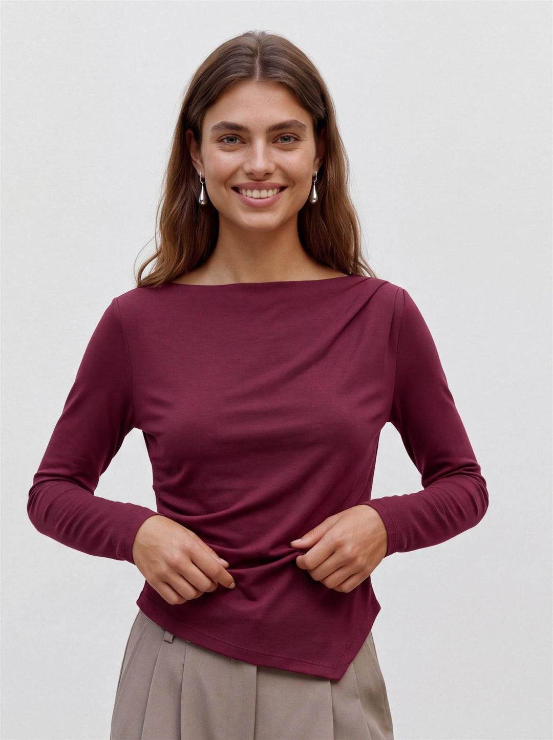 Vmmille Boatneck Short Top