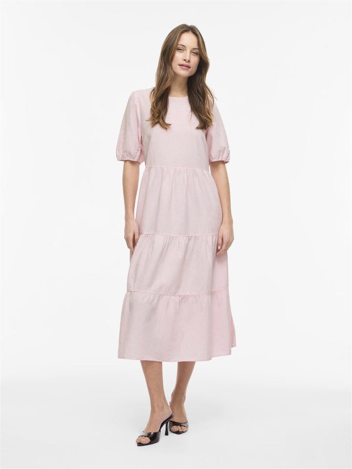 Viprisilla 2/4 O-Neck Midi Kjole