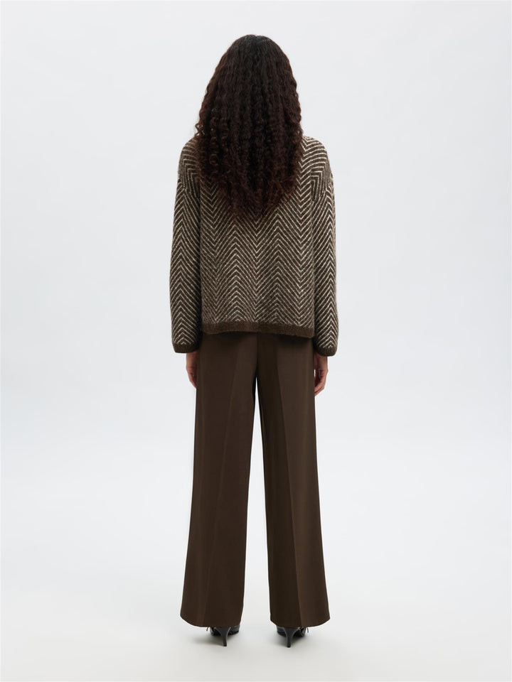 Slflulu Herrinbone Genser