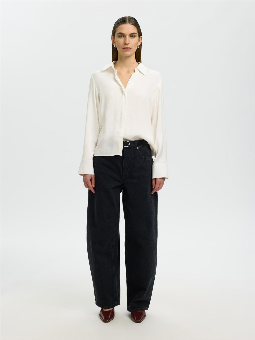 Slwjonna Open Collar Shirt