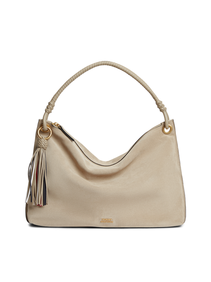 Th Statement Leather Bag Suede