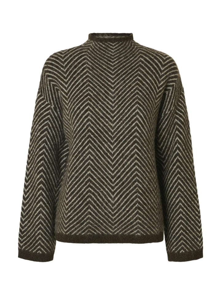 Slflulu Herrinbone Genser