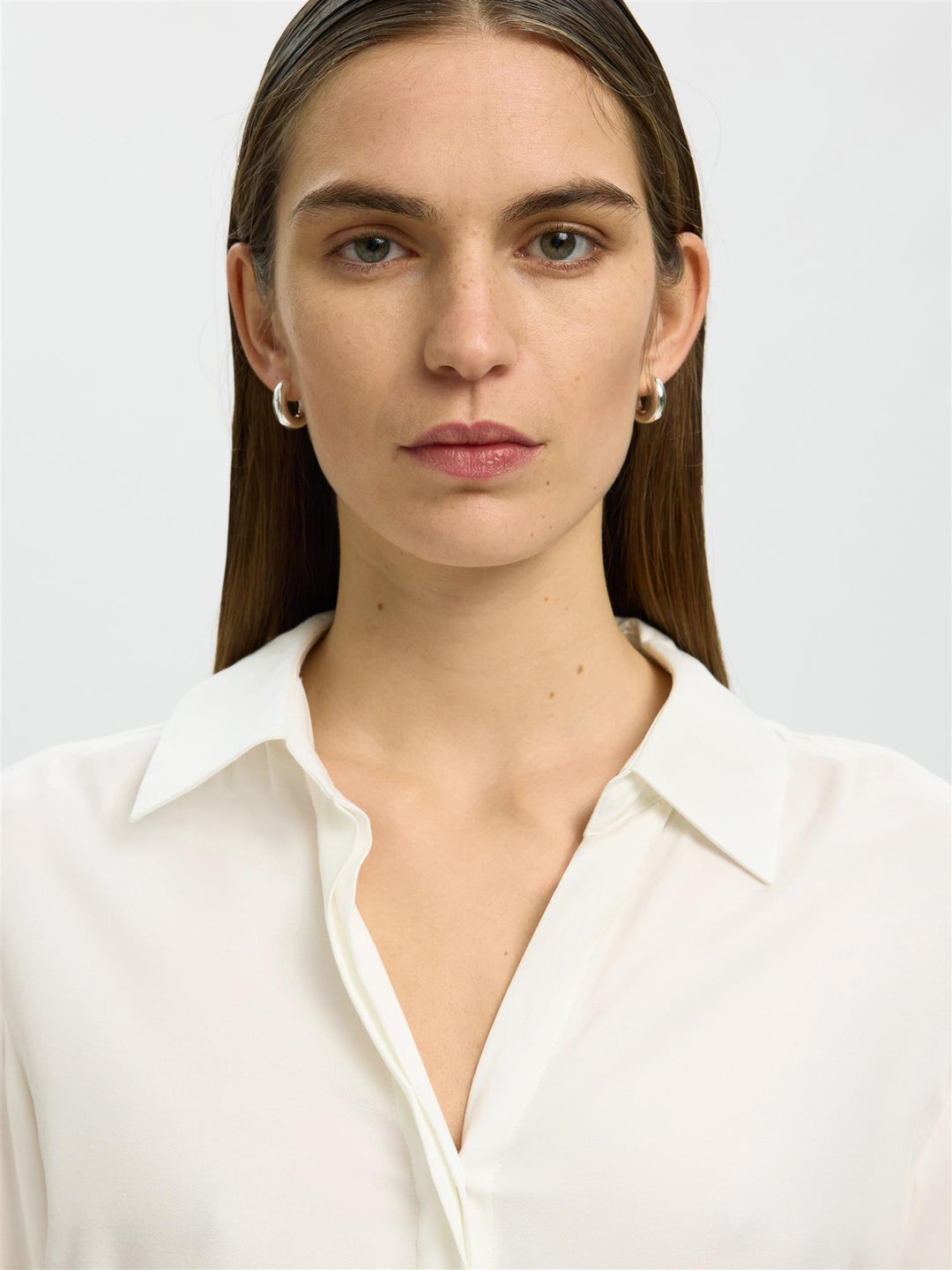 Slwjonna Open Collar Shirt