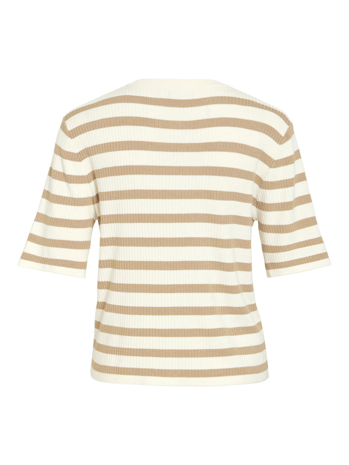 Vizicha 2/4 Button Stripe Cardigan