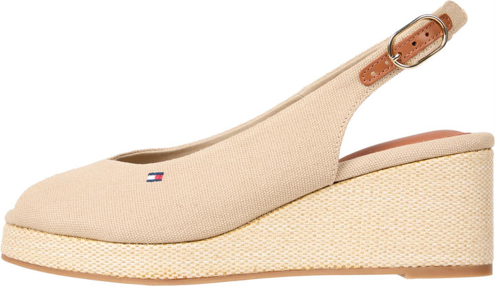 Flag Mid Wegde Espadrillos Slingback