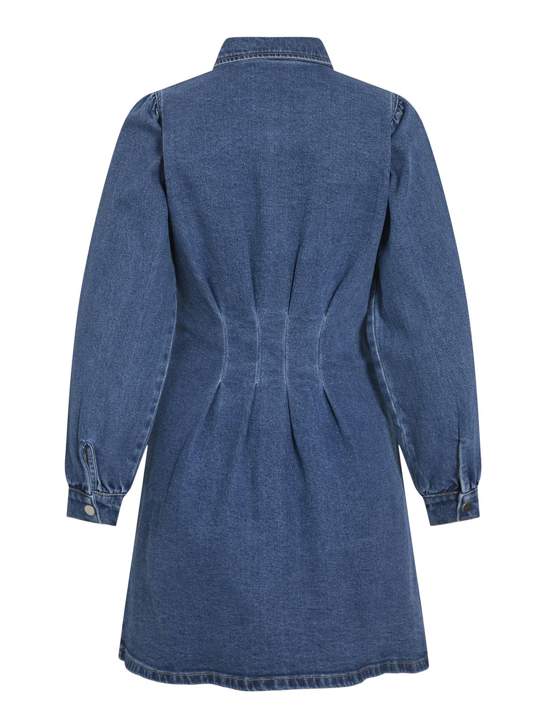 Visol Pleat Denim Kjole