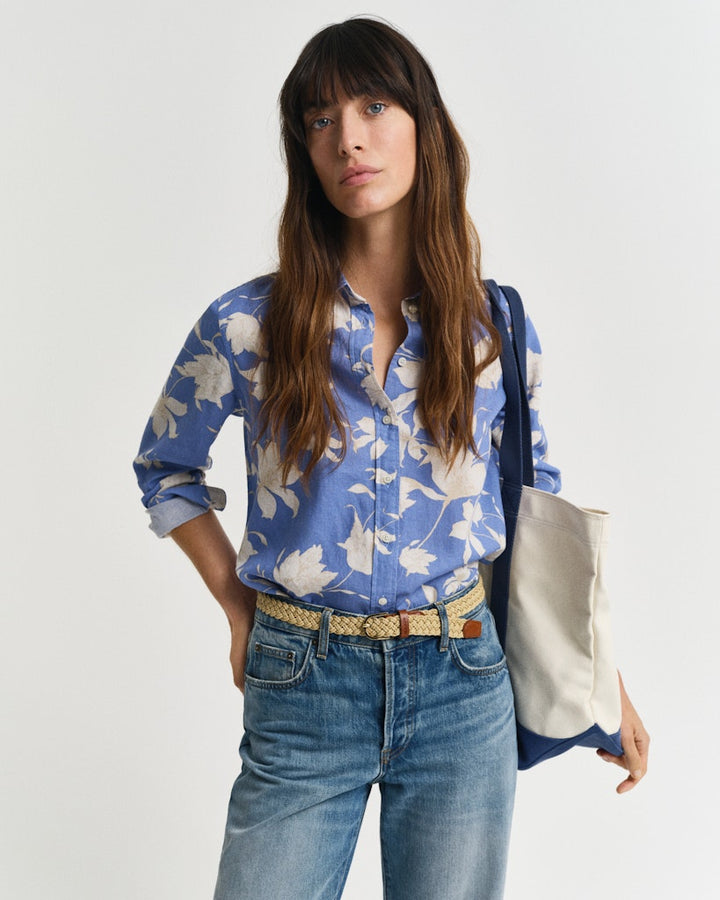 Floral Print Bluse