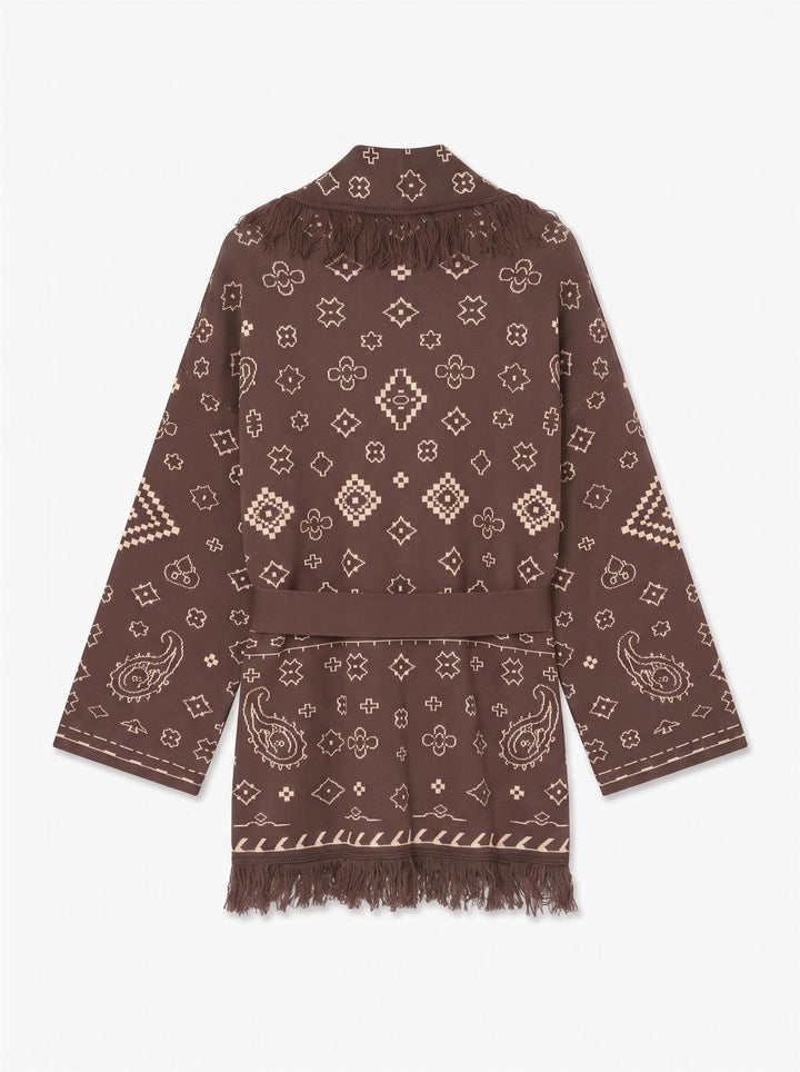 Vmscarlett Tassel Jacquard Cardigan
