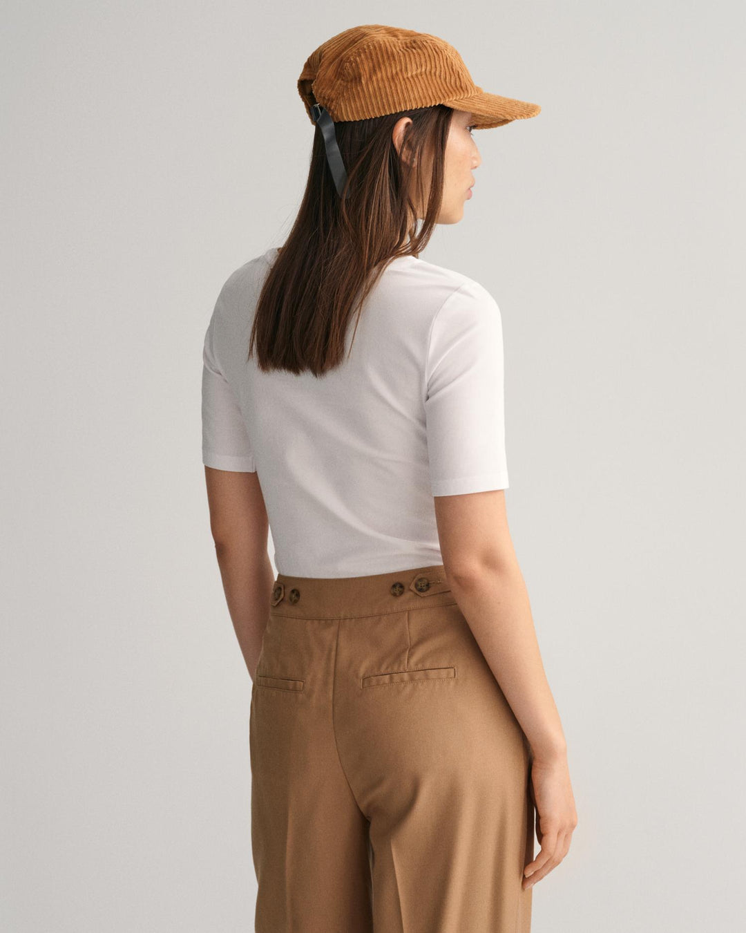 Slim Scoop Neck Topp