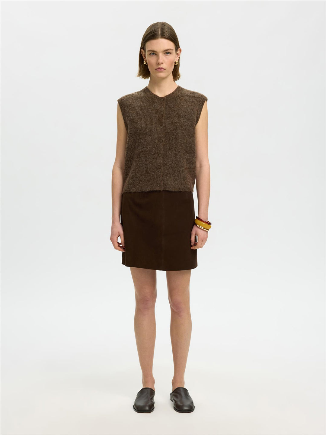 Slwlulu Button O-Neck Vest