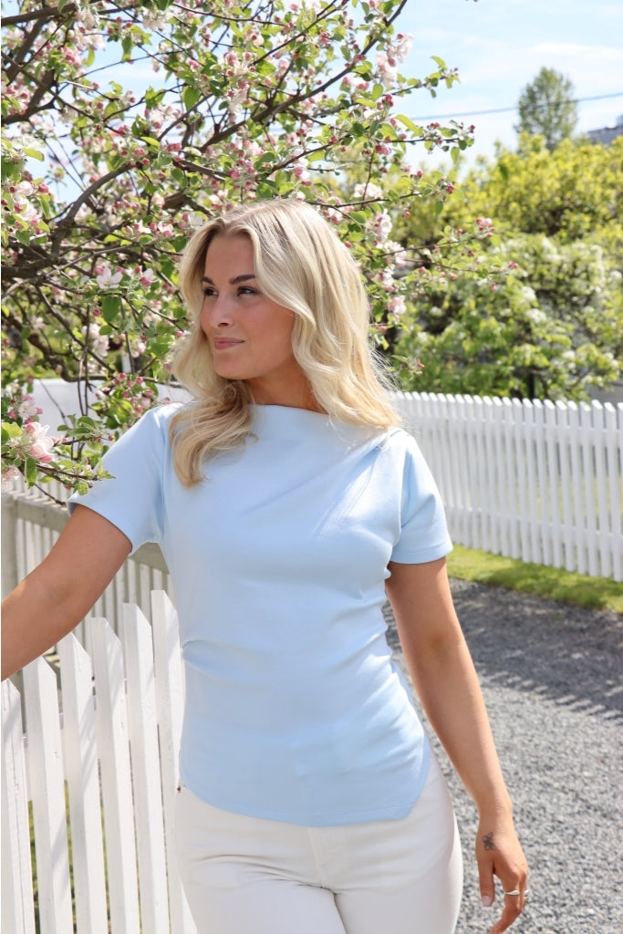 Vmmille Ss Boatneck Short Topp
