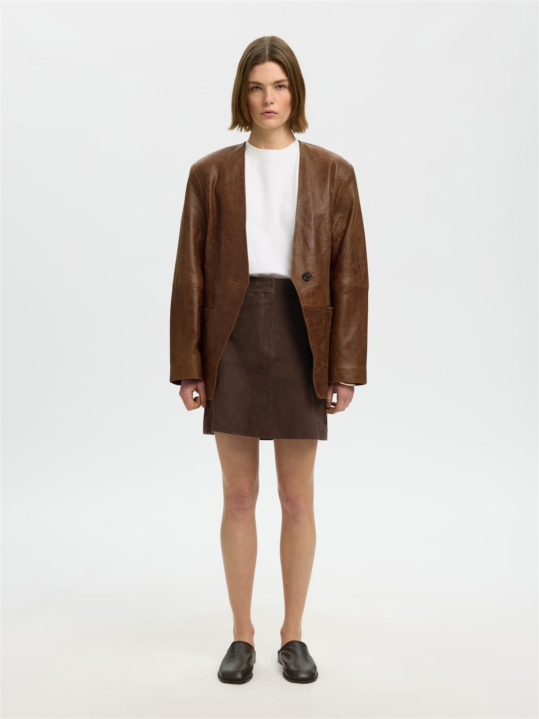 Slwkaya Suede Skjørt
