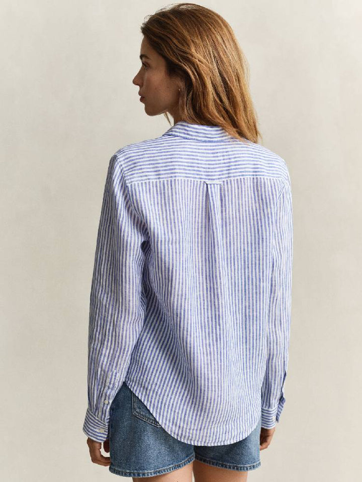 Stripet Linbluse