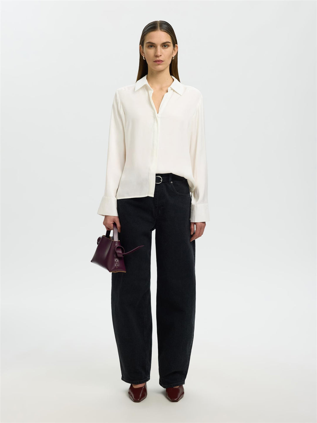 Slwjonna Open Collar Shirt