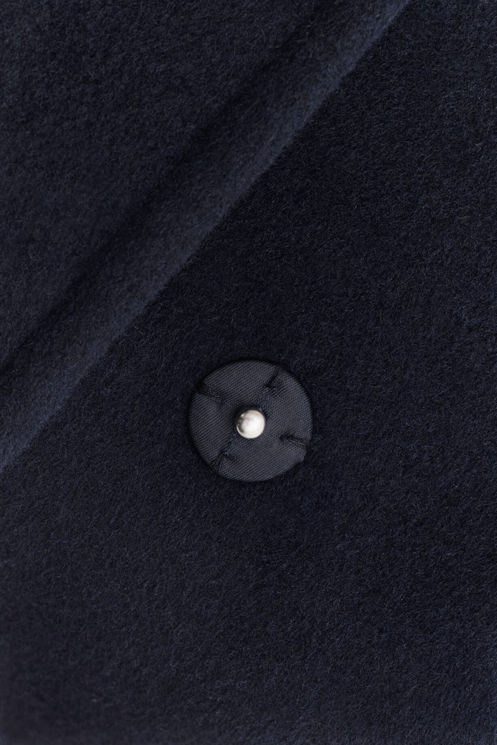 Belted Wool Blend Coat