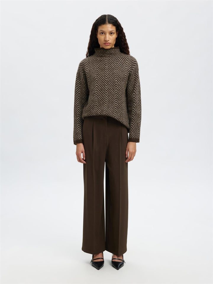 Slflulu Herrinbone Genser