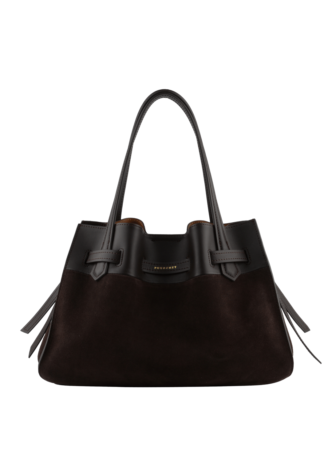 Suede Leather Large Size Satchel Bag