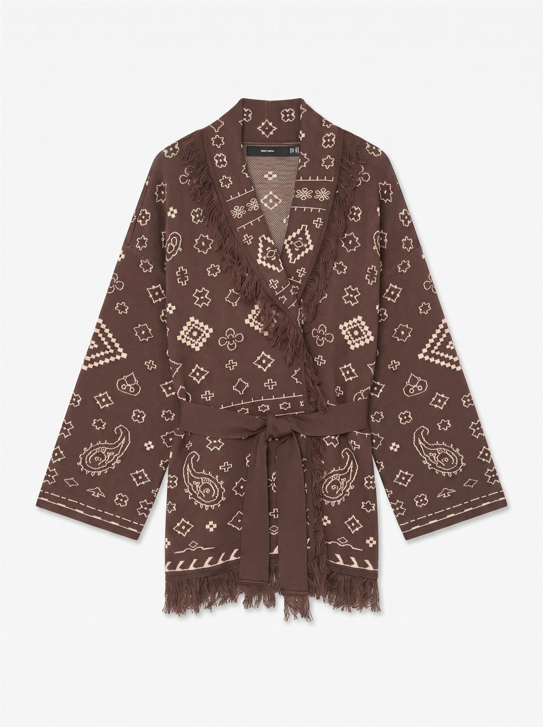 Vmscarlett Tassel Jacquard Cardigan