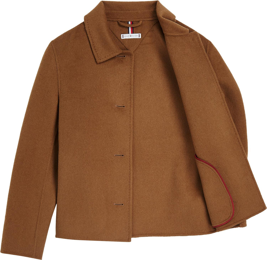 Wool Blend Trench Jakke